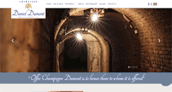 Desktop Screenshot of champagne-danieldumont.com